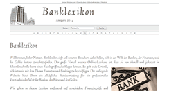 Desktop Screenshot of banklexikon.info