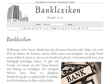Tablet Screenshot of banklexikon.info